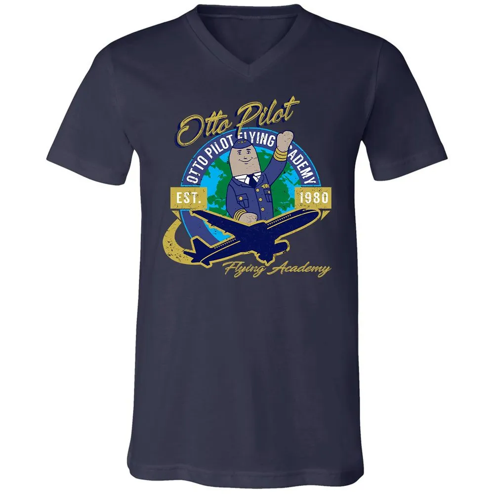 Unisex V-Neck T-Shirt - SV6BBU42 - Navy - 2