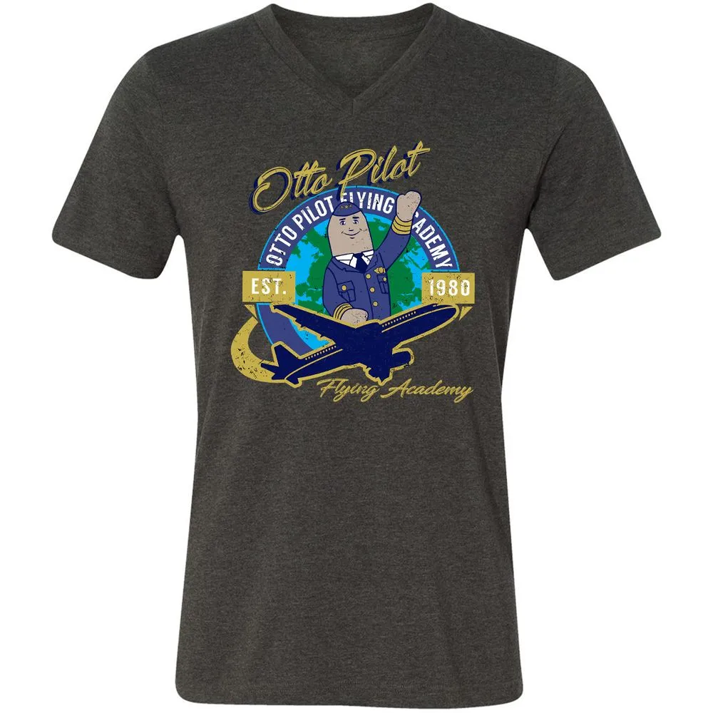 Unisex V-Neck T-Shirt - SV6BBU42 - Dark Grey Heather - 8