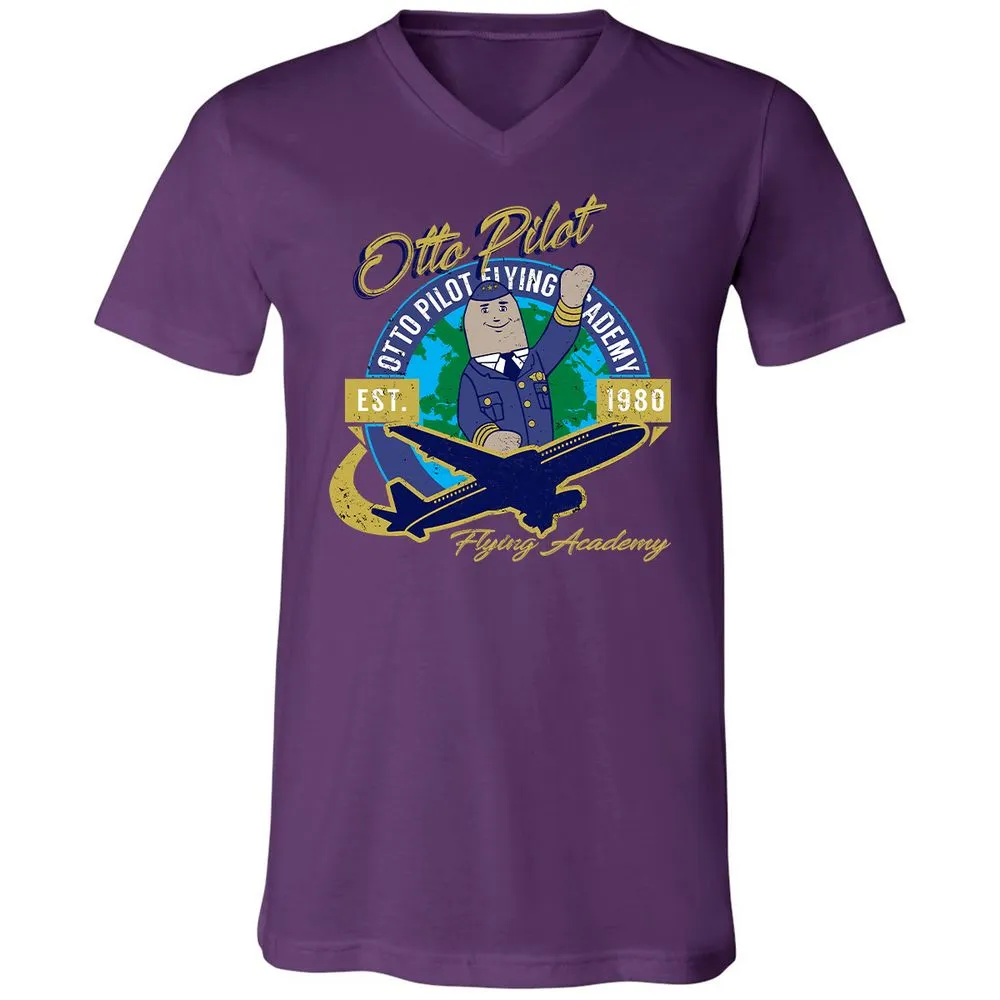 Unisex V-Neck T-Shirt - SV6BBU42 - Team Purple - 9