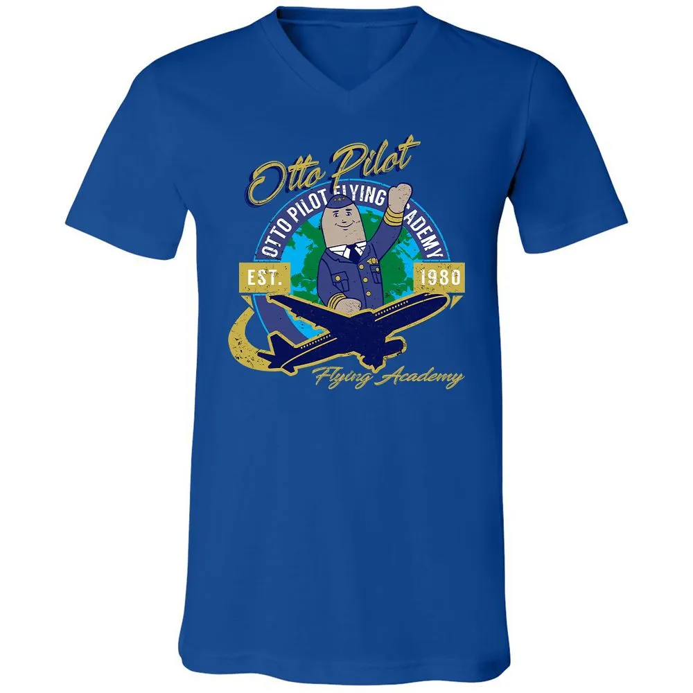 Unisex V-Neck T-Shirt - SV6BBU42 - True Royal - 4