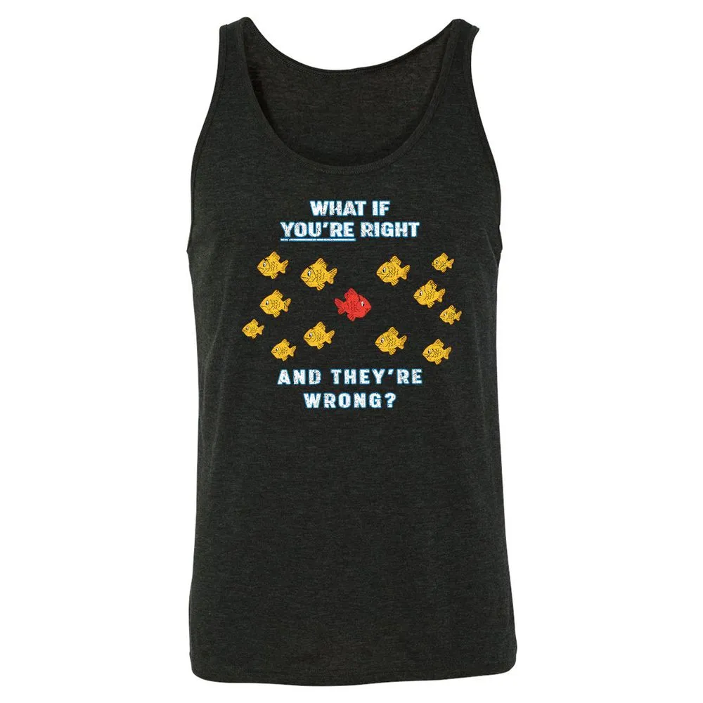 Unisex Jersey Tank - WPNR6KMC - Charcoal Black Triblend - 5