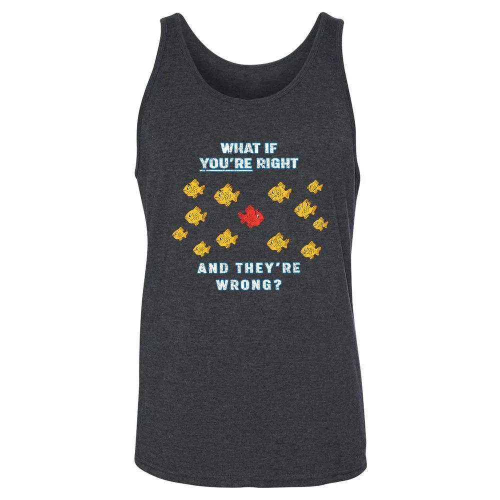Unisex Jersey Tank - WPNR6KMC - Dark Grey Heather - 6