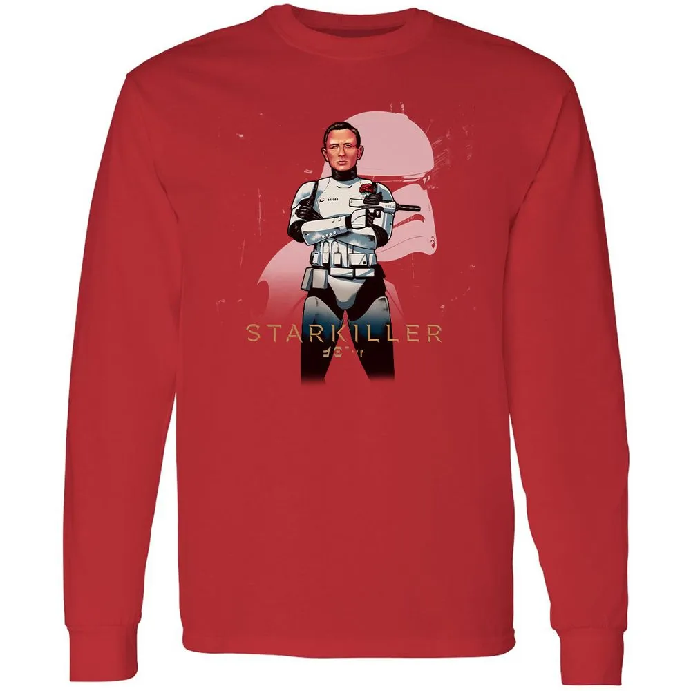 Long Sleeve T-Shirt - HF5DWHKP - Red - 14
