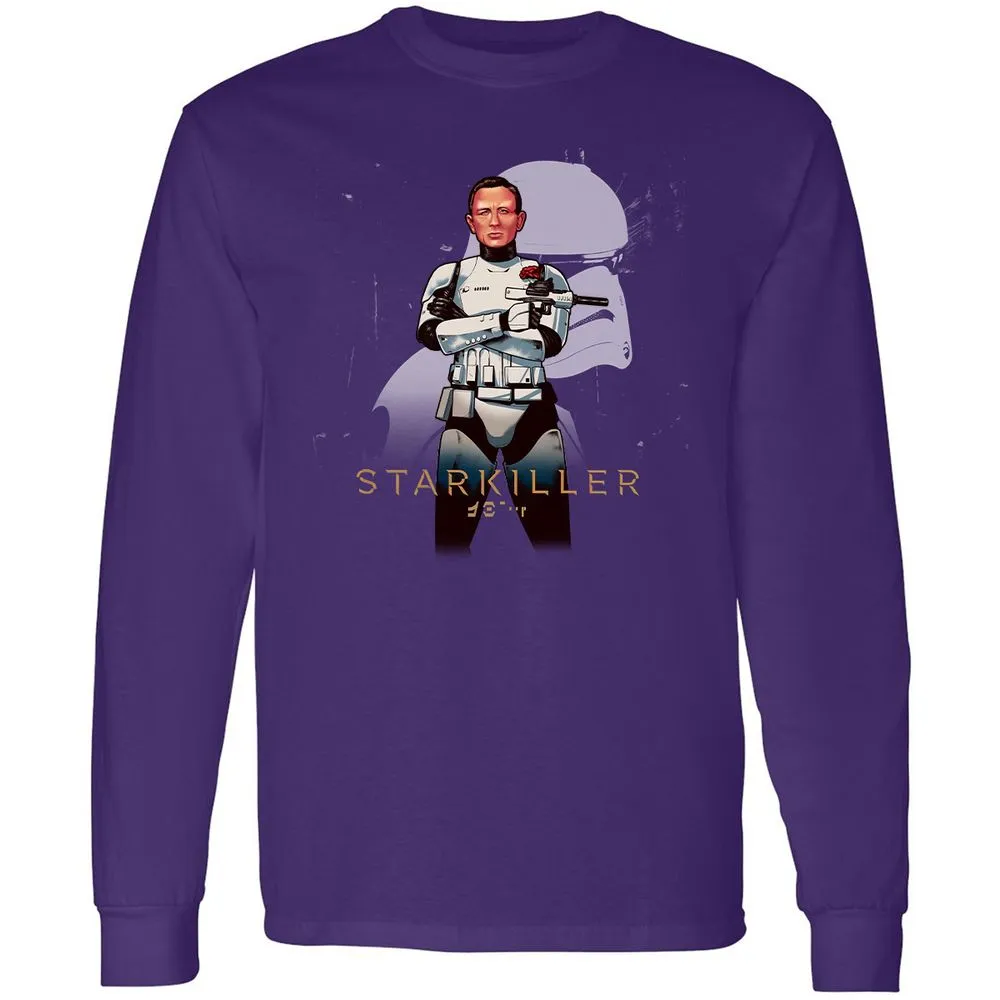 Long Sleeve T-Shirt - HF5DWHKP - Purple - 13