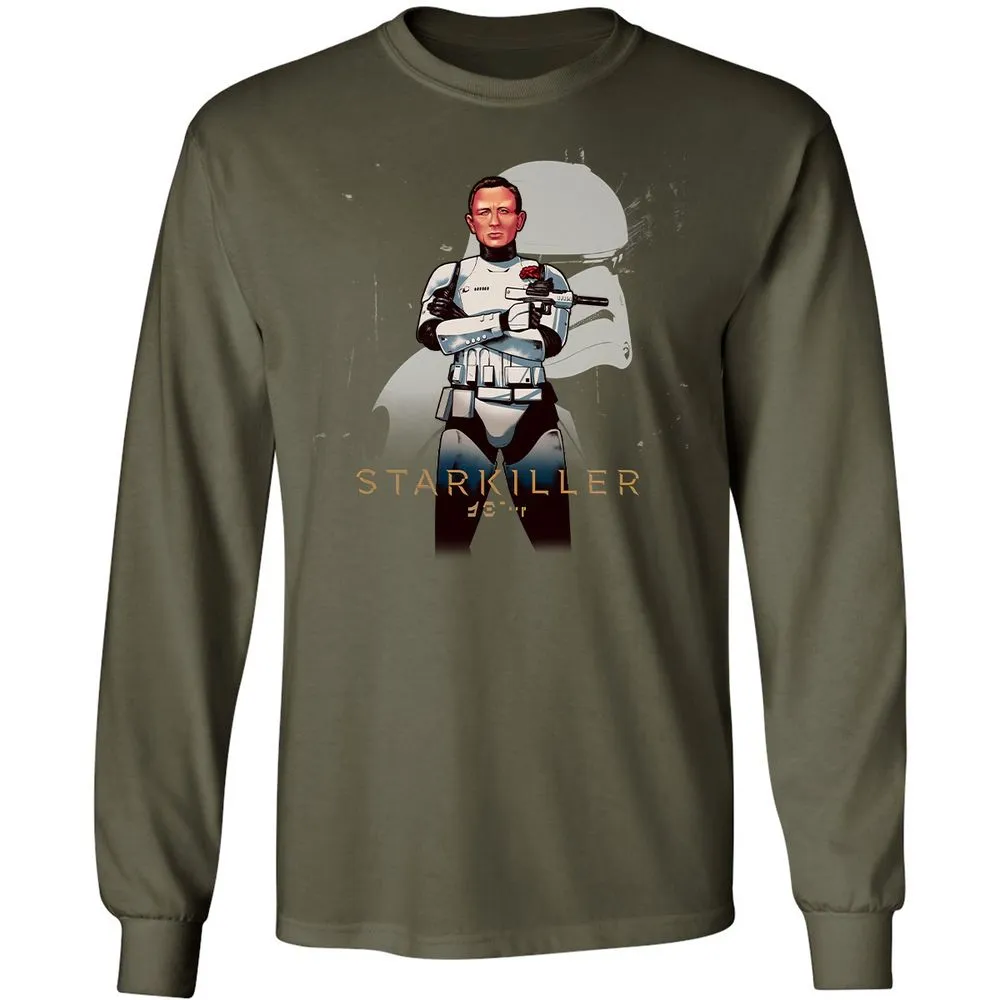 Long Sleeve T-Shirt - HF5DWHKP - Military Green - 16
