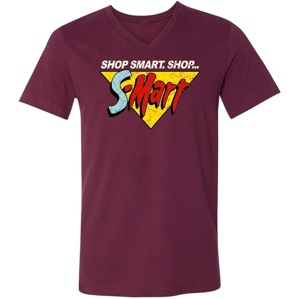 Unisex V-Neck T-Shirt - R8K31SNJ - Maroon - 6