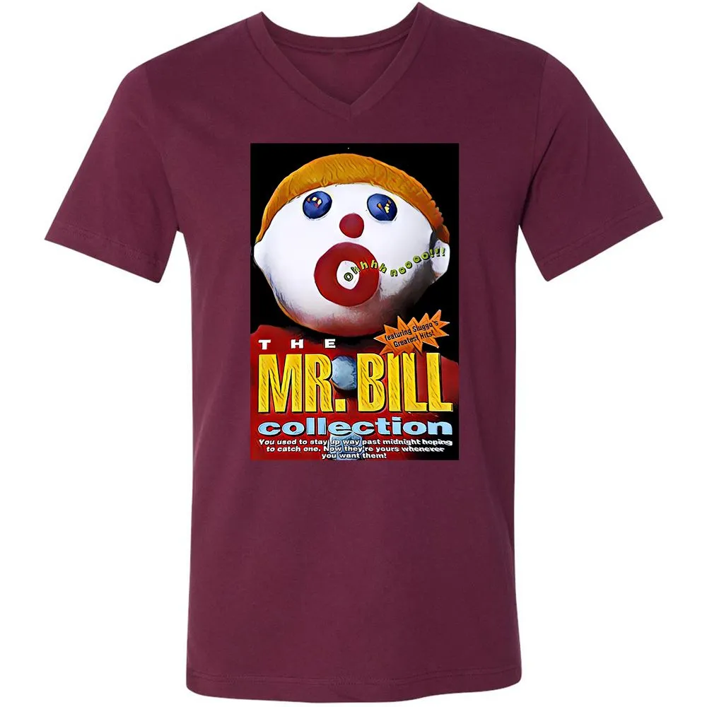 Unisex V-Neck T-Shirt - W5KZ1PW8 - Maroon - 6