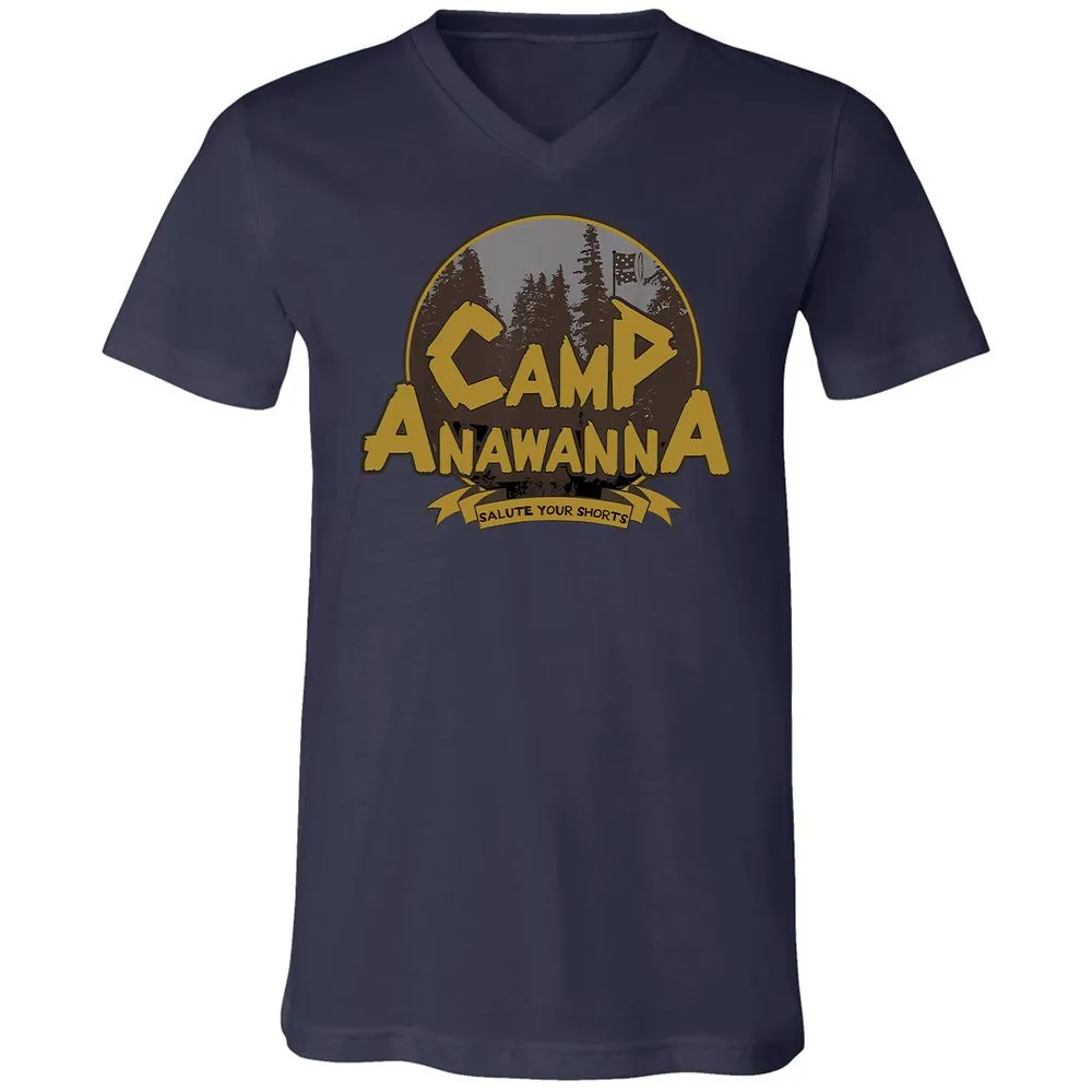 Unisex V-Neck T-Shirt - F4A41ZTT - Navy - 2