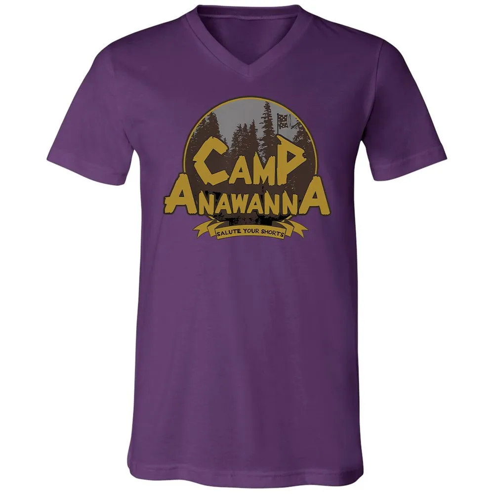 Unisex V-Neck T-Shirt - F4A41ZTT - Team Purple - 9