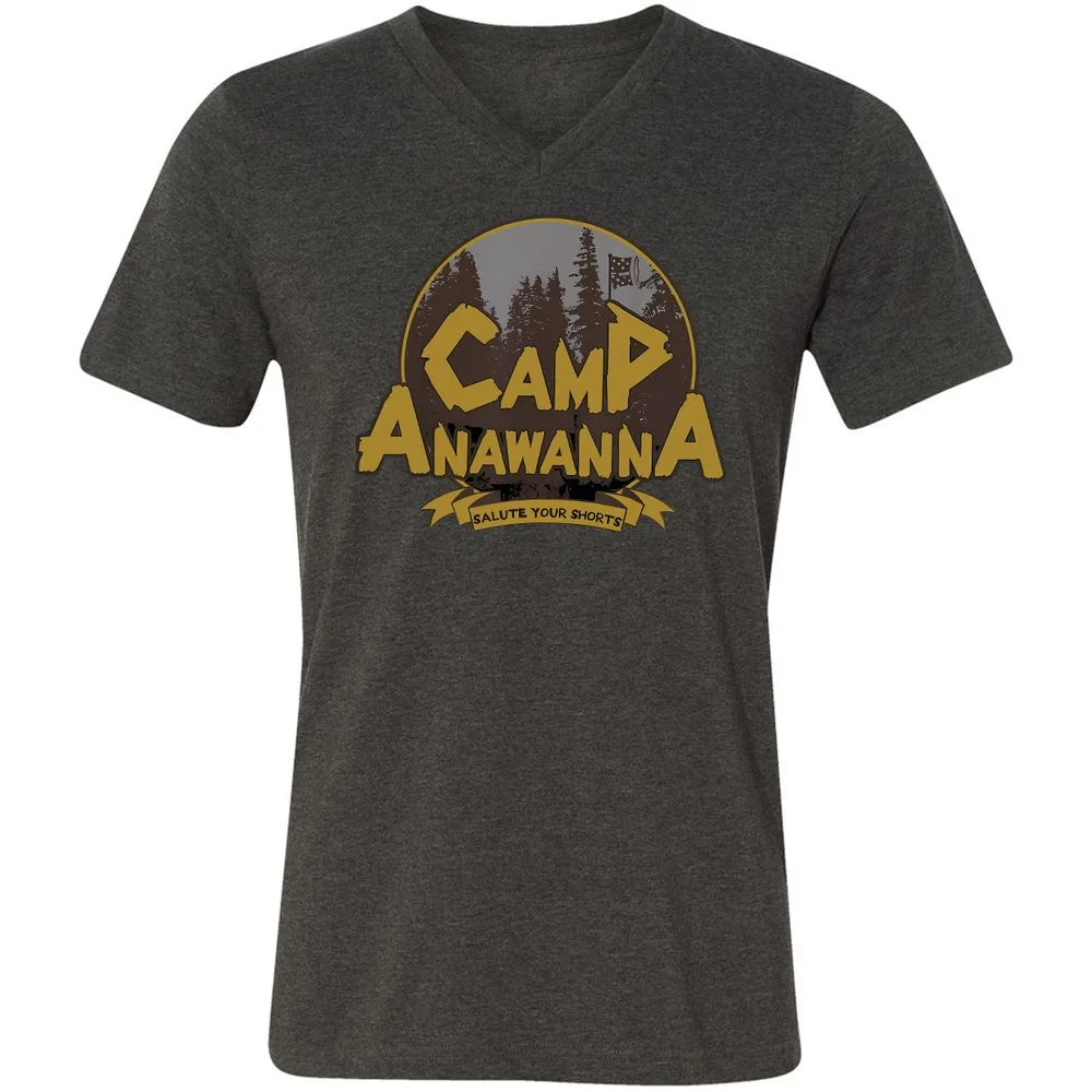 Unisex V-Neck T-Shirt - F4A41ZTT - Dark Grey Heather - 8