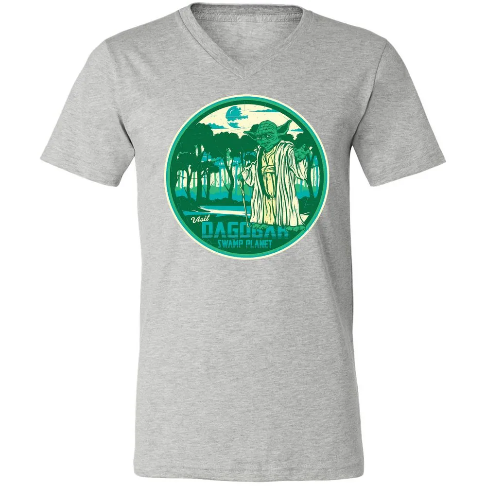 Unisex V-Neck T-Shirt - AS6XKND5 - Athletic Heather - 7