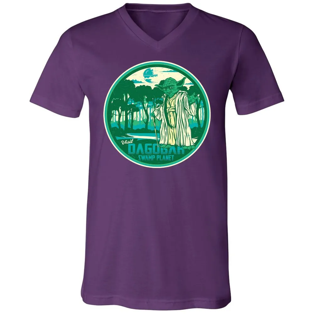 Unisex V-Neck T-Shirt - AS6XKND5 - Team Purple - 9