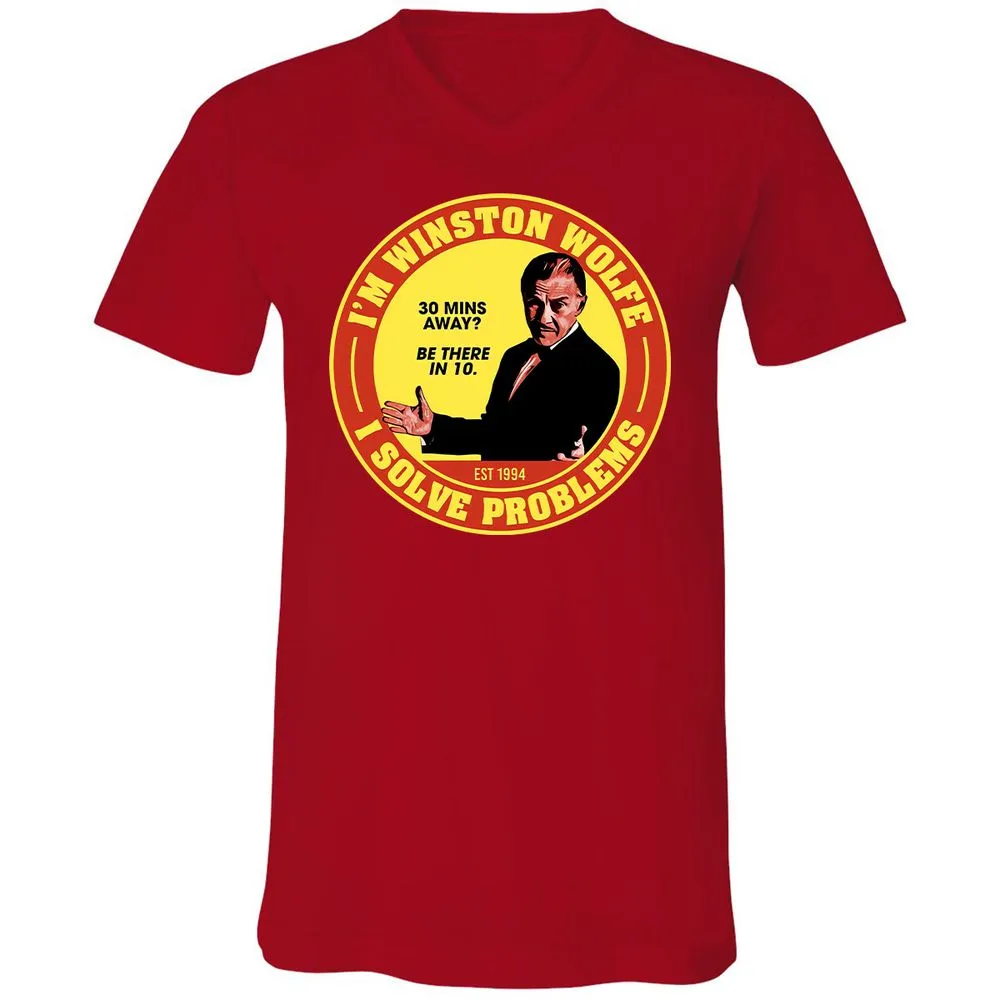 Unisex V-Neck T-Shirt - S2TWLL64 - Red - 3