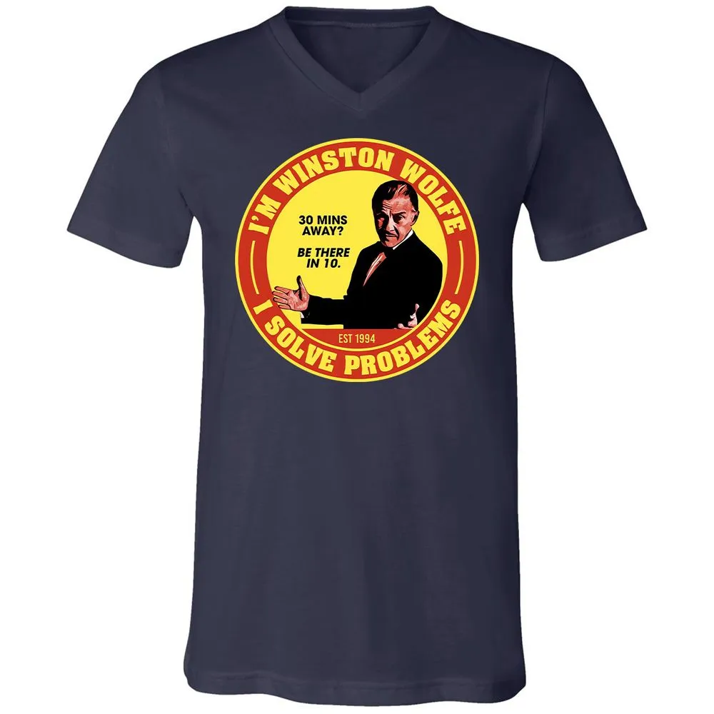 Unisex V-Neck T-Shirt - S2TWLL64 - Navy - 2