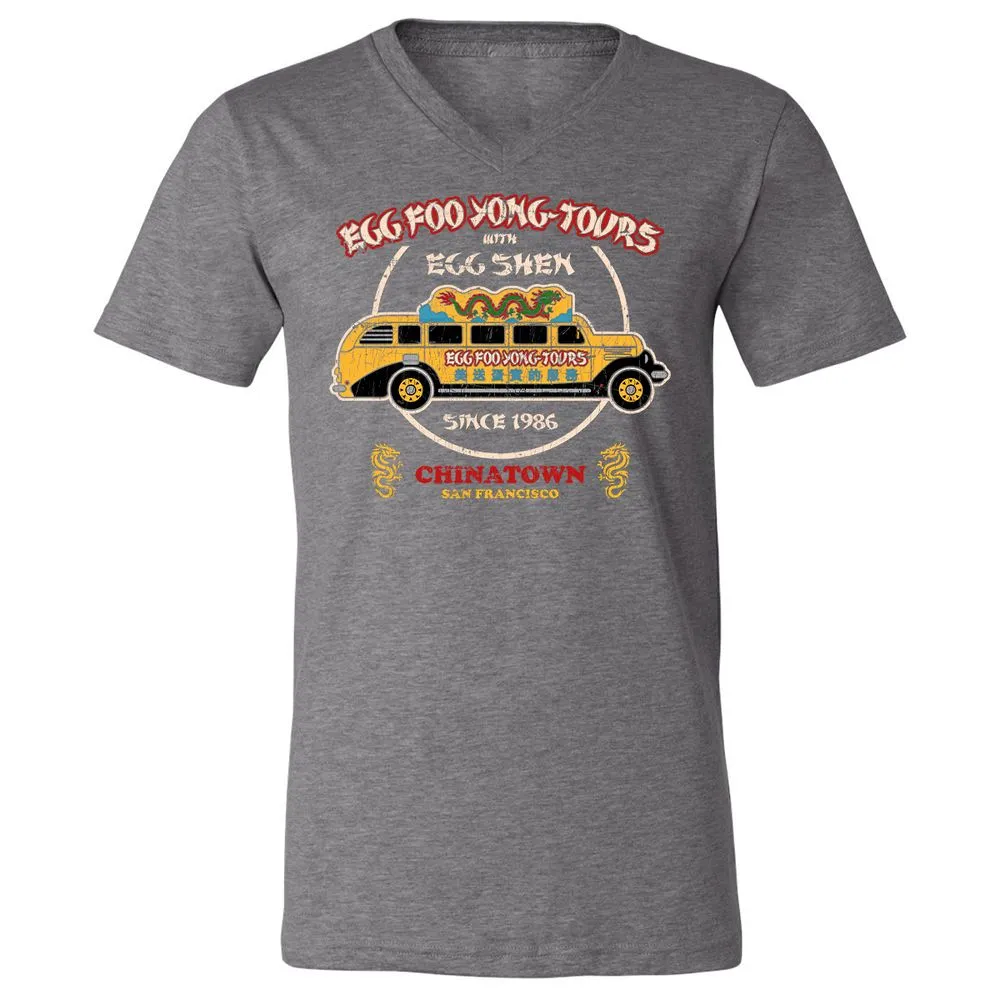 Unisex V-Neck T-Shirt - RTMN27JB - Deep Heather - 13