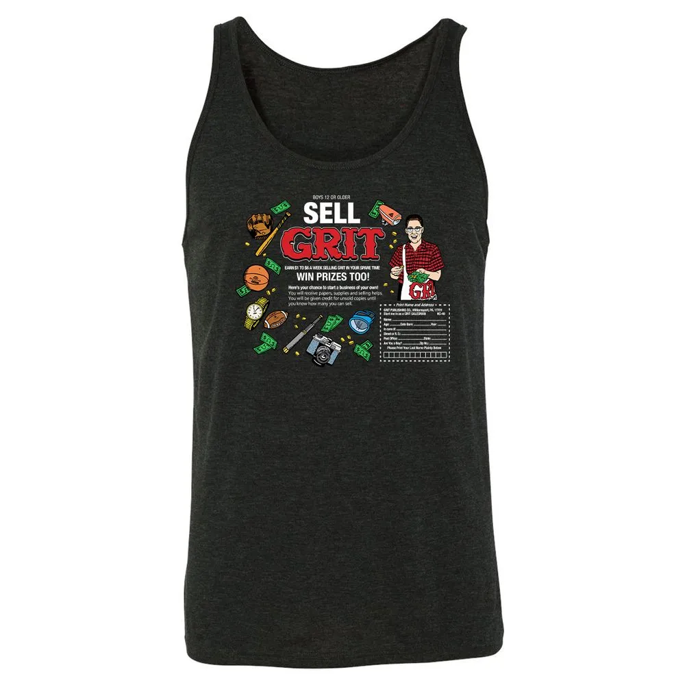 Unisex Jersey Tank - 55PXCDY7 - Charcoal Black Triblend - 5