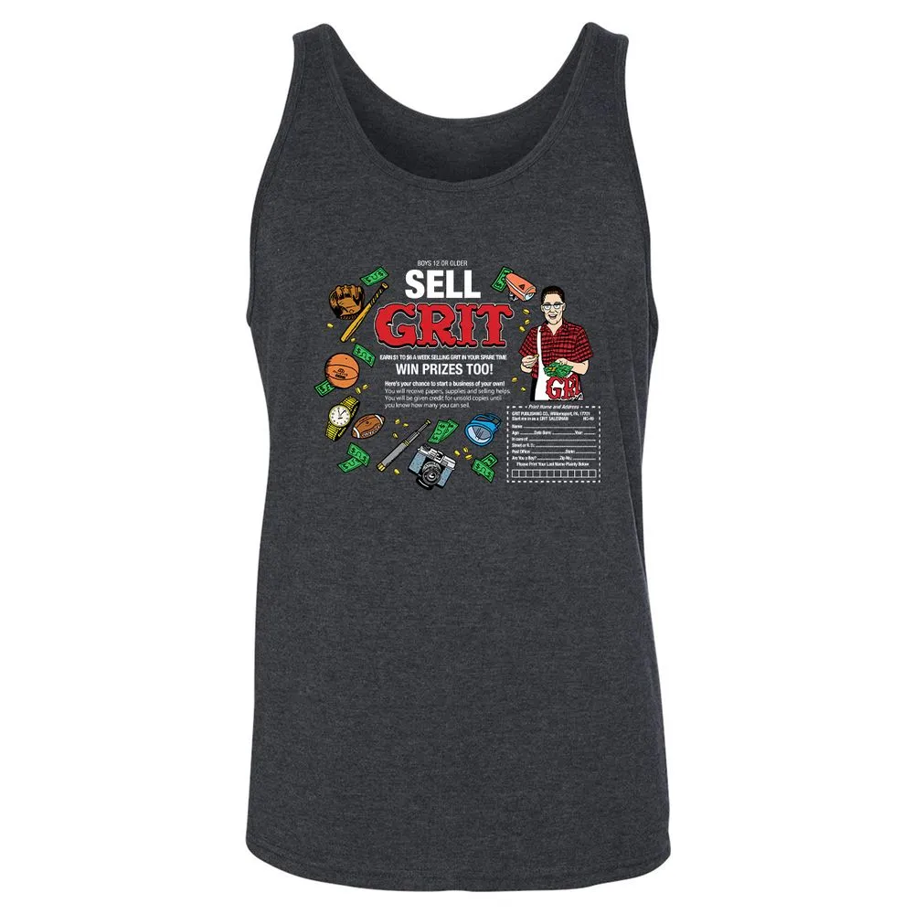Unisex Jersey Tank - 55PXCDY7 - Dark Grey Heather - 6