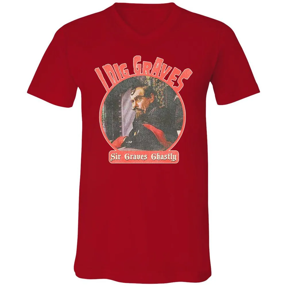 Unisex V-Neck T-Shirt - EBP7BS3U - Red - 3
