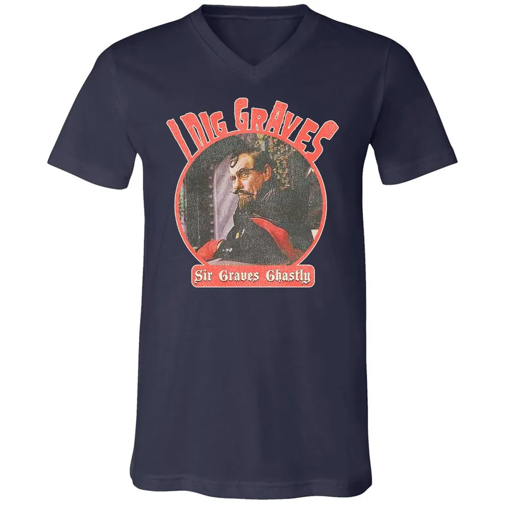 Unisex V-Neck T-Shirt - EBP7BS3U - Navy - 2