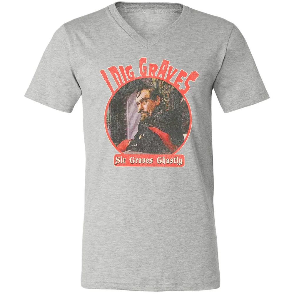 Unisex V-Neck T-Shirt - EBP7BS3U - Athletic Heather - 7