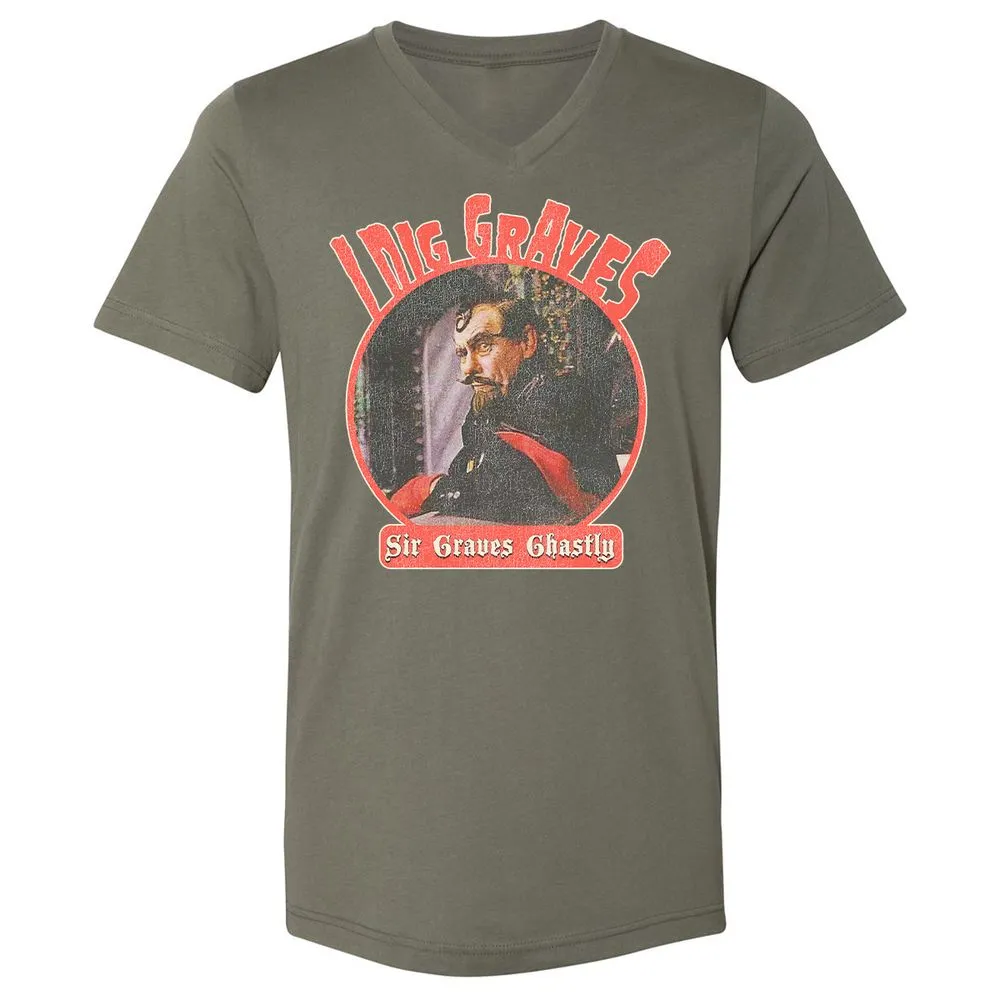 Unisex V-Neck T-Shirt - EBP7BS3U - Military Green - 10