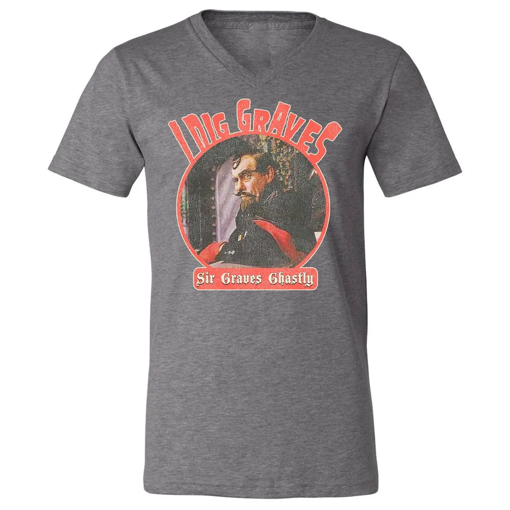 Unisex V-Neck T-Shirt - EBP7BS3U - Deep Heather - 13