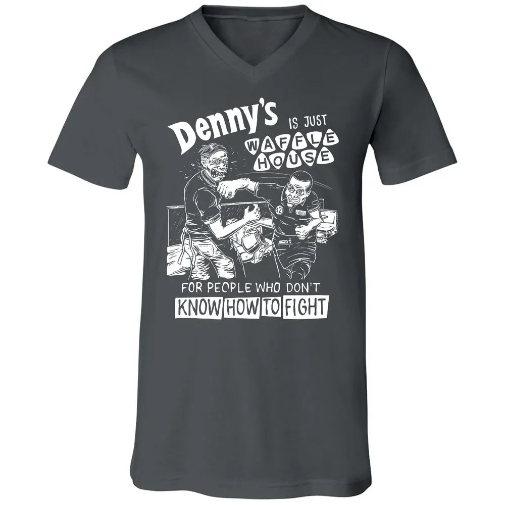Unisex V-Neck T-Shirt - 5ZSNV8SE - Asphalt - 12
