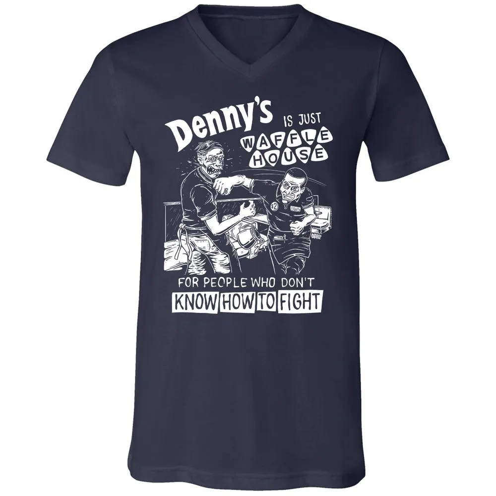 Unisex V-Neck T-Shirt - 5ZSNV8SE - Navy - 2