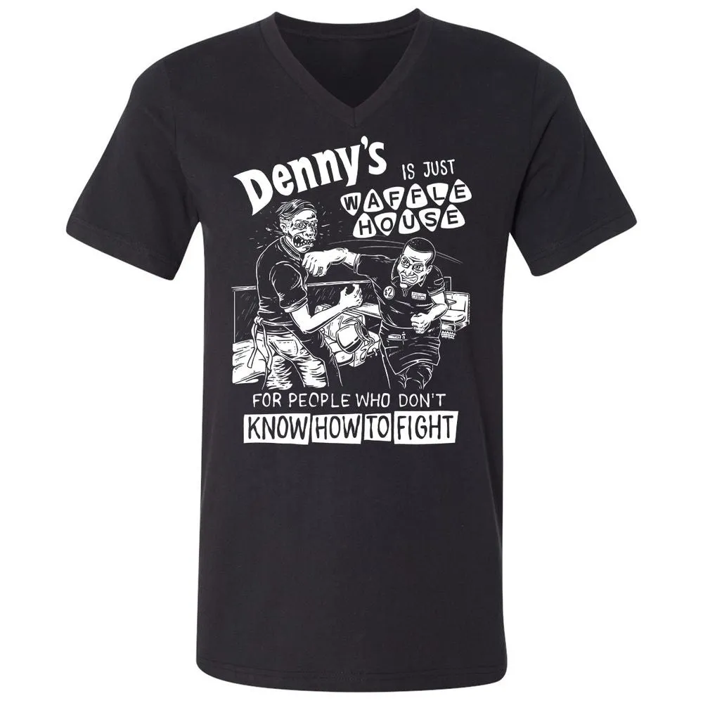 Unisex V-Neck T-Shirt - 5ZSNV8SE - Black - 1