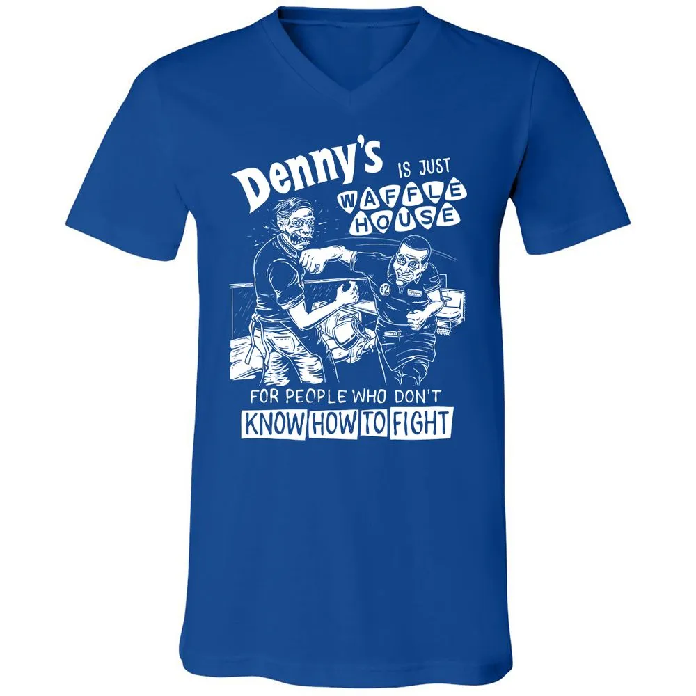 Unisex V-Neck T-Shirt - 5ZSNV8SE - True Royal - 4