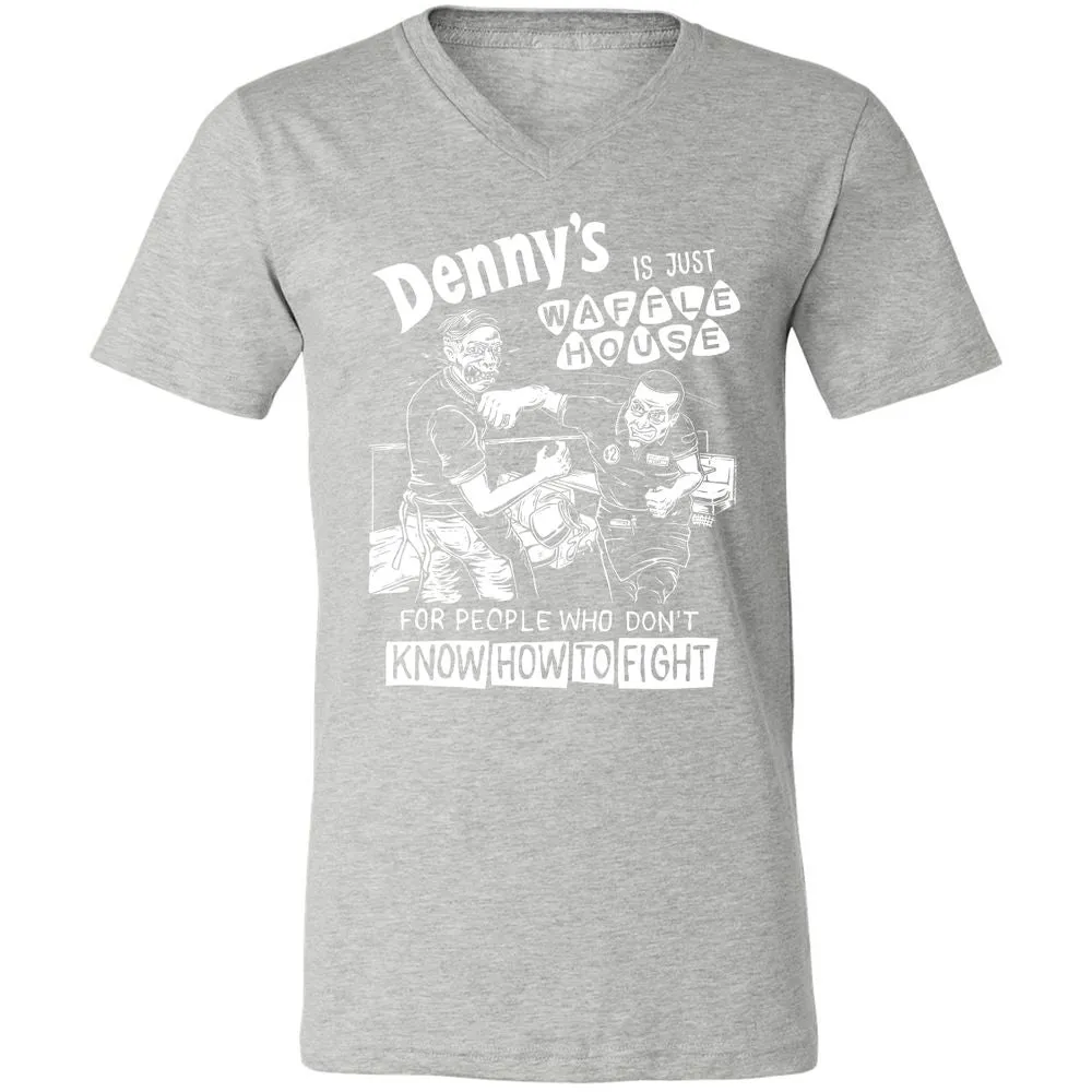 Unisex V-Neck T-Shirt - 5ZSNV8SE - Athletic Heather - 7