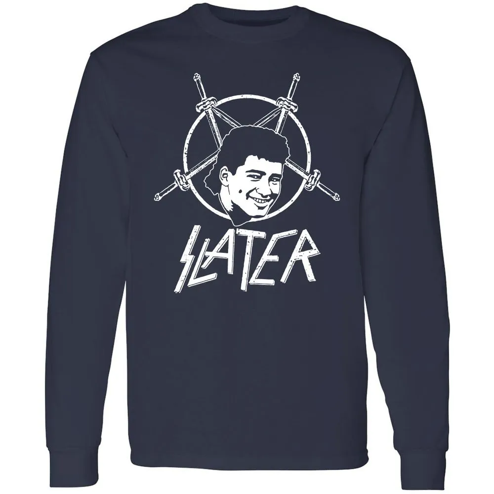 Long Sleeve T-Shirt - 3DK9YZAD - Navy - 2