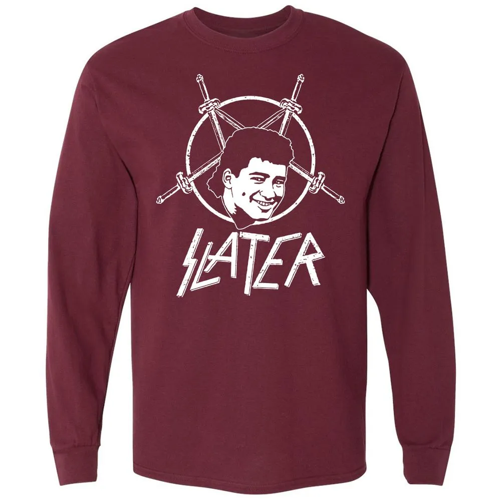 Long Sleeve T-Shirt - 3DK9YZAD - Maroon - 11