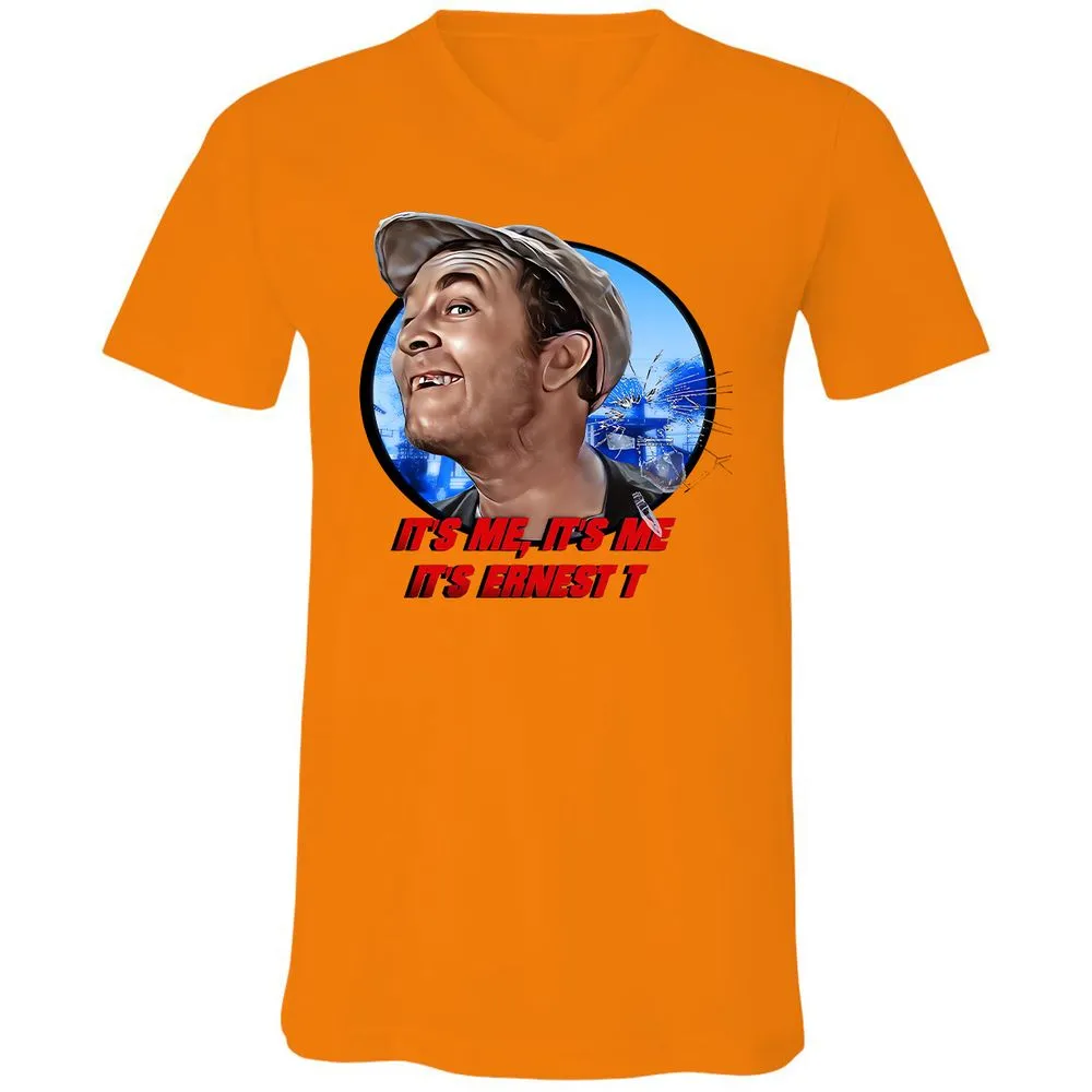 Unisex V-Neck T-Shirt - 3YVVWK55 - Orange - 11