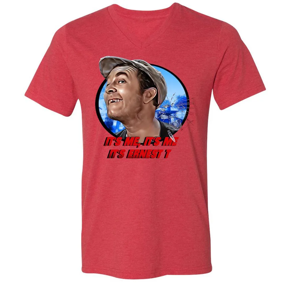 Unisex V-Neck T-Shirt - 3YVVWK55 - Heather Red - 16