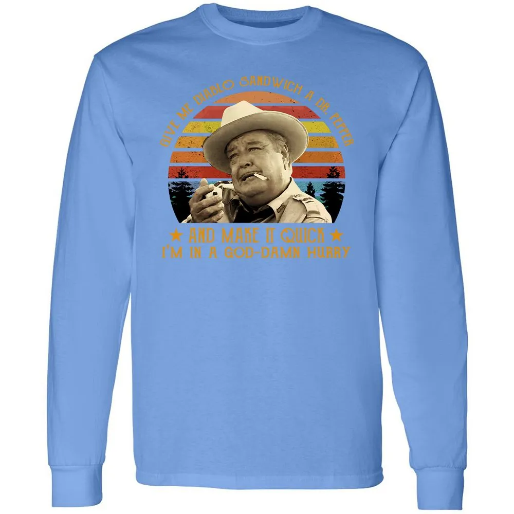 Long Sleeve T-Shirt - U8RZ1726 - Carolina Blue - 12