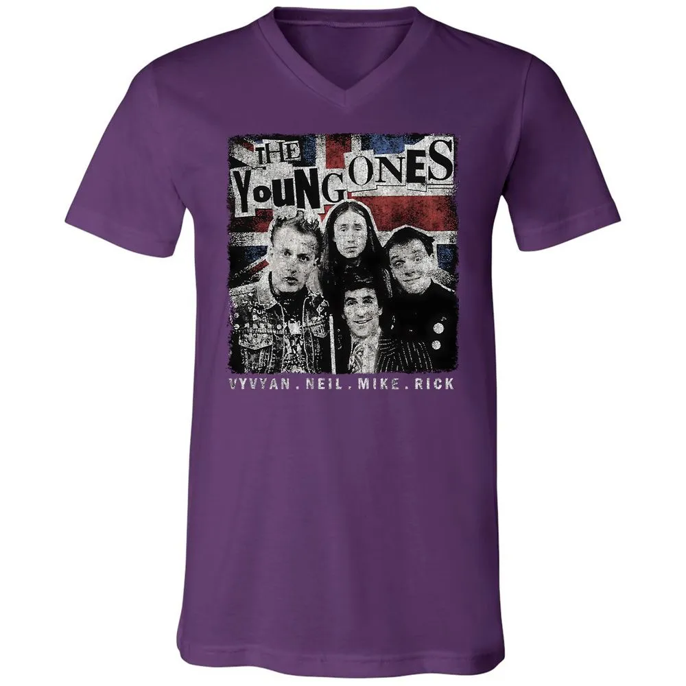 Unisex V-Neck T-Shirt - VNVWR2SW - Team Purple - 9