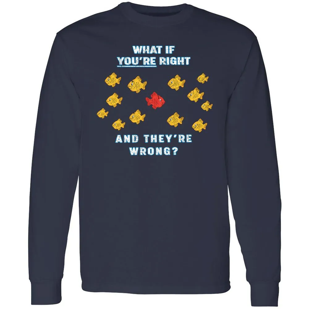 Long Sleeve T-Shirt - 73N43J7Q - Navy - 2