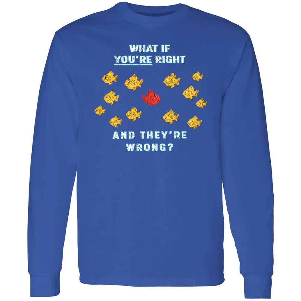 Long Sleeve T-Shirt - 73N43J7Q - Royal - 8