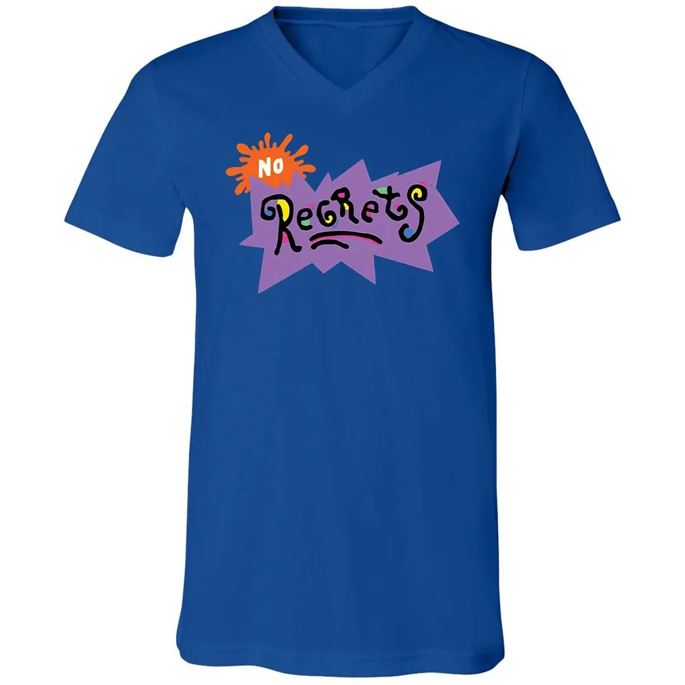 Unisex V-Neck T-Shirt - PDD5KLXM - True Royal - 4