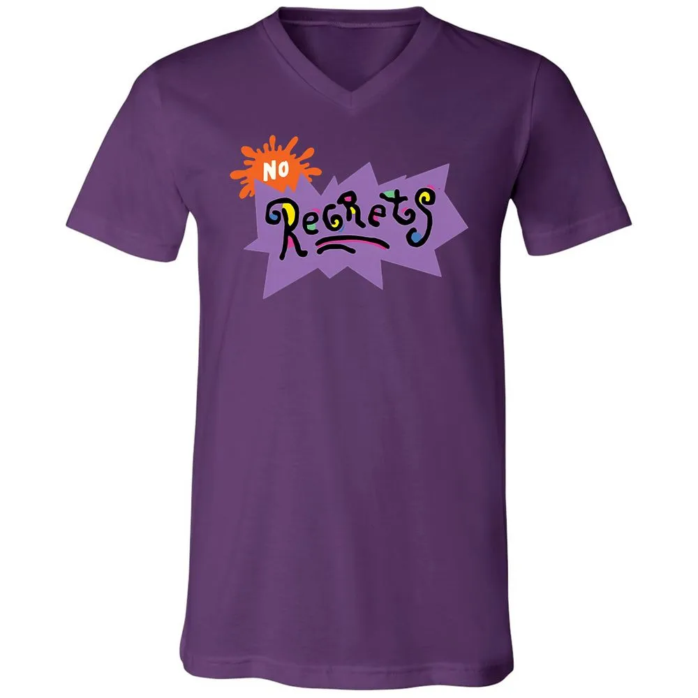Unisex V-Neck T-Shirt - PDD5KLXM - Team Purple - 9