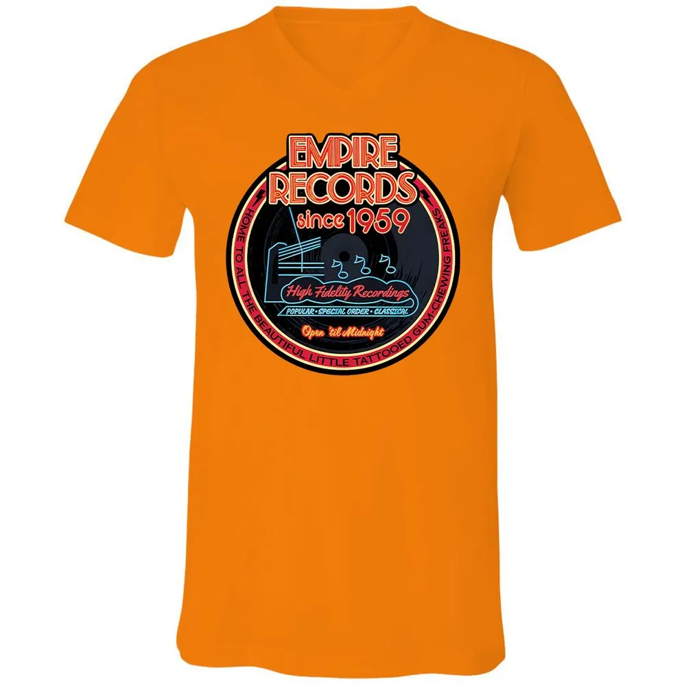 Unisex V-Neck T-Shirt - DXHM2546 - Orange - 11