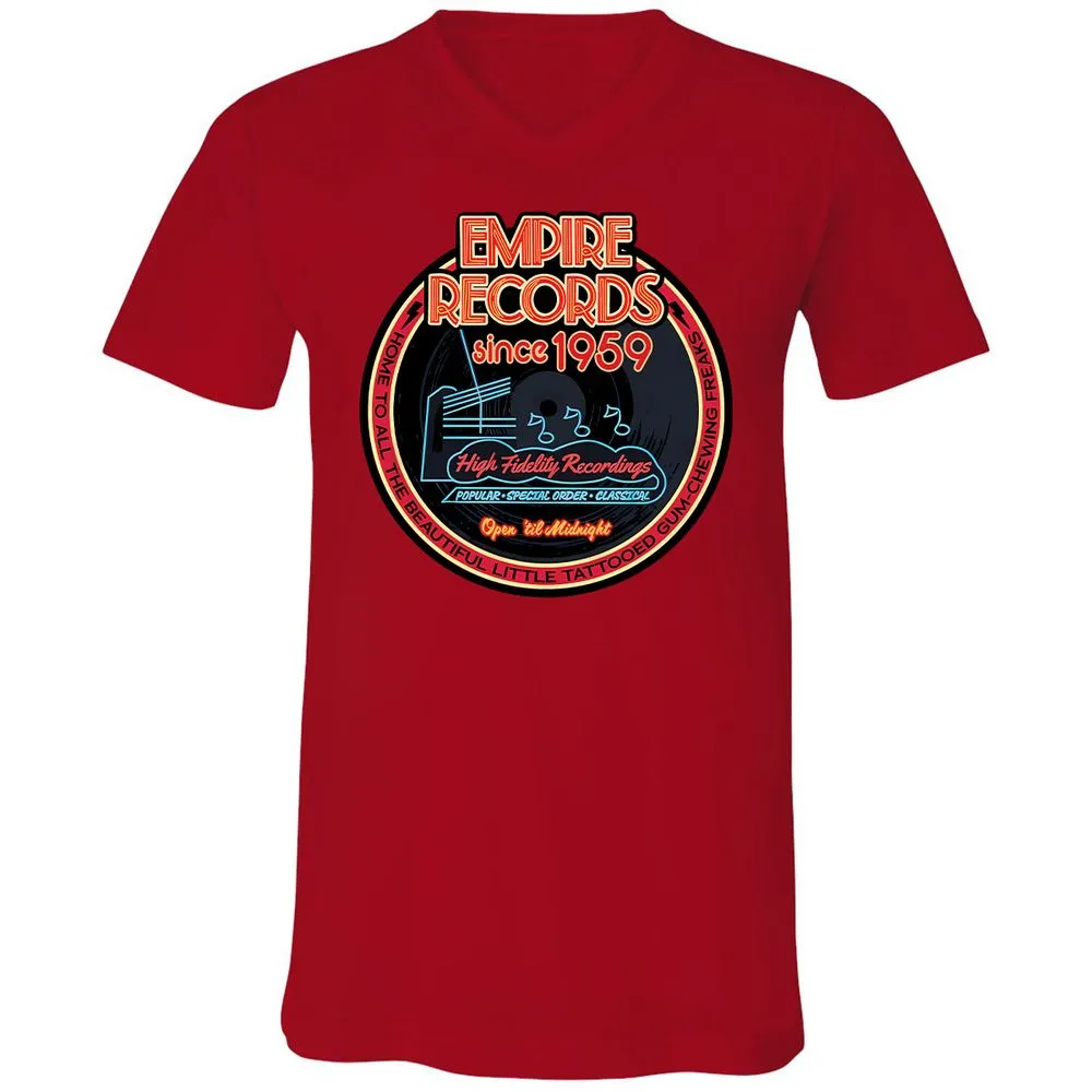 Unisex V-Neck T-Shirt - DXHM2546 - Red - 3