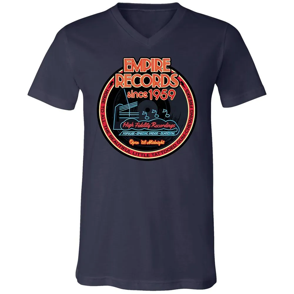 Unisex V-Neck T-Shirt - DXHM2546 - Navy - 2