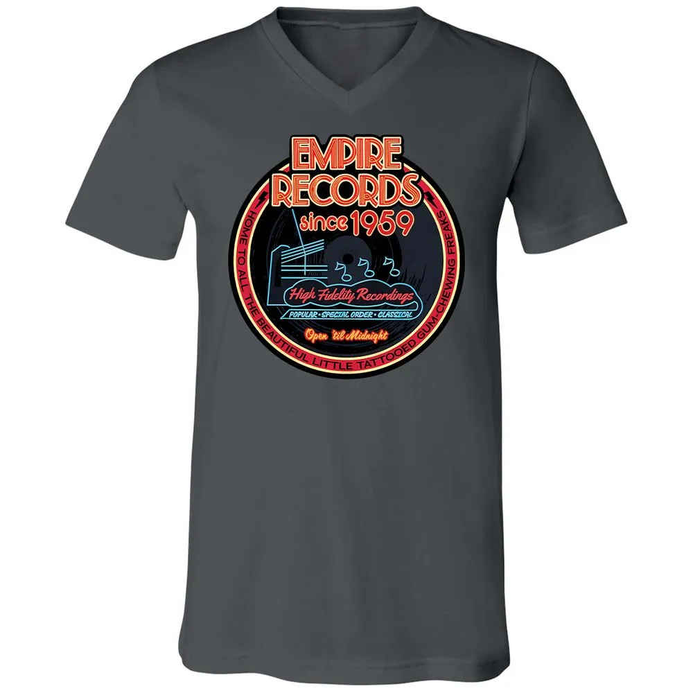 Unisex V-Neck T-Shirt - DXHM2546 - Asphalt - 12