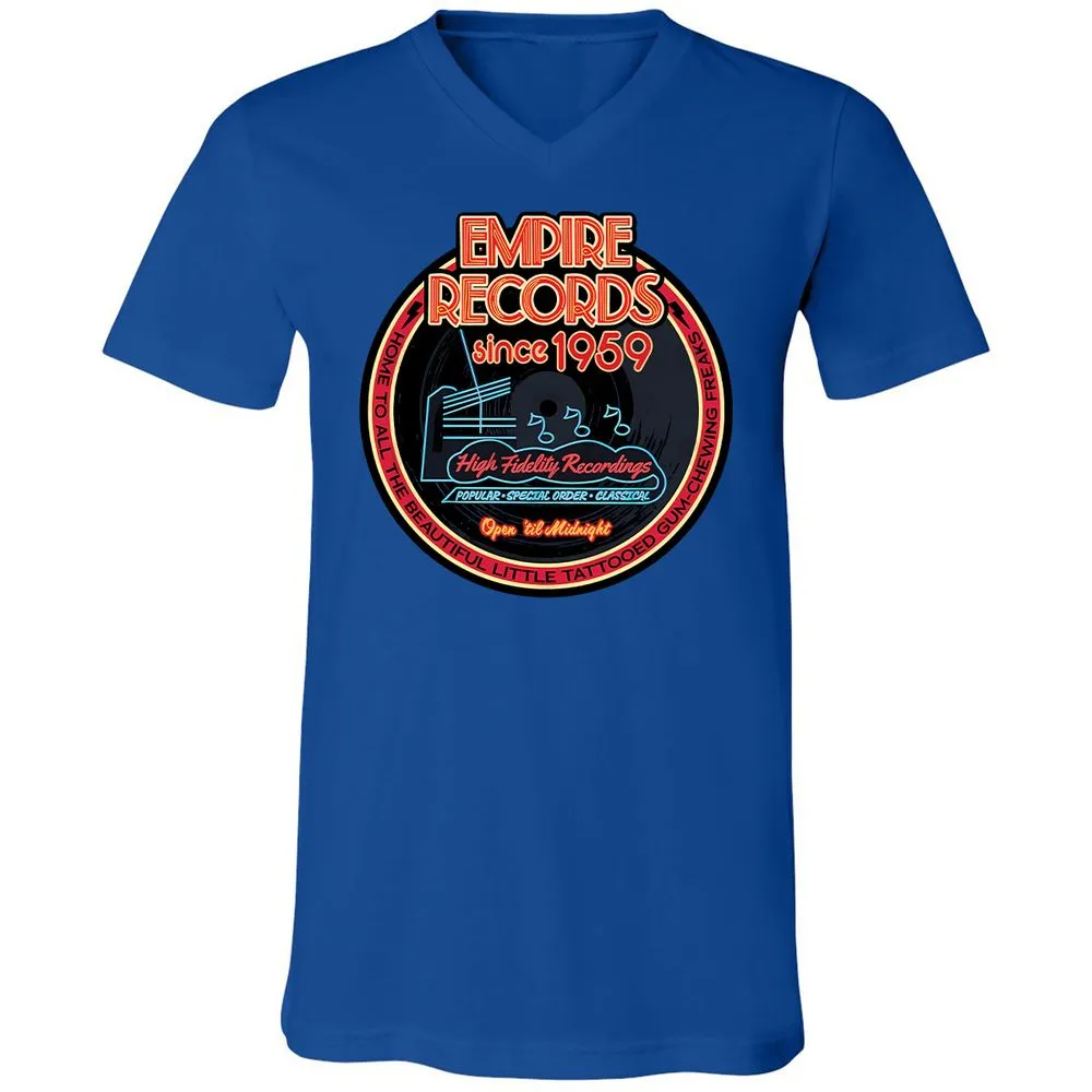 Unisex V-Neck T-Shirt - DXHM2546 - True Royal - 4
