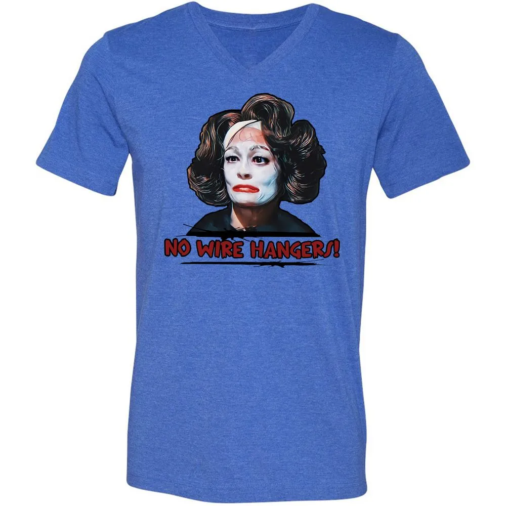 Unisex V-Neck T-Shirt - 6H4ES4WA - Heather True Royal - 14