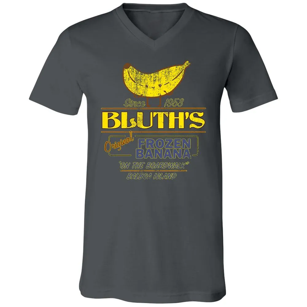 Unisex V-Neck T-Shirt - Q3KVS9Z6 - Asphalt - 12