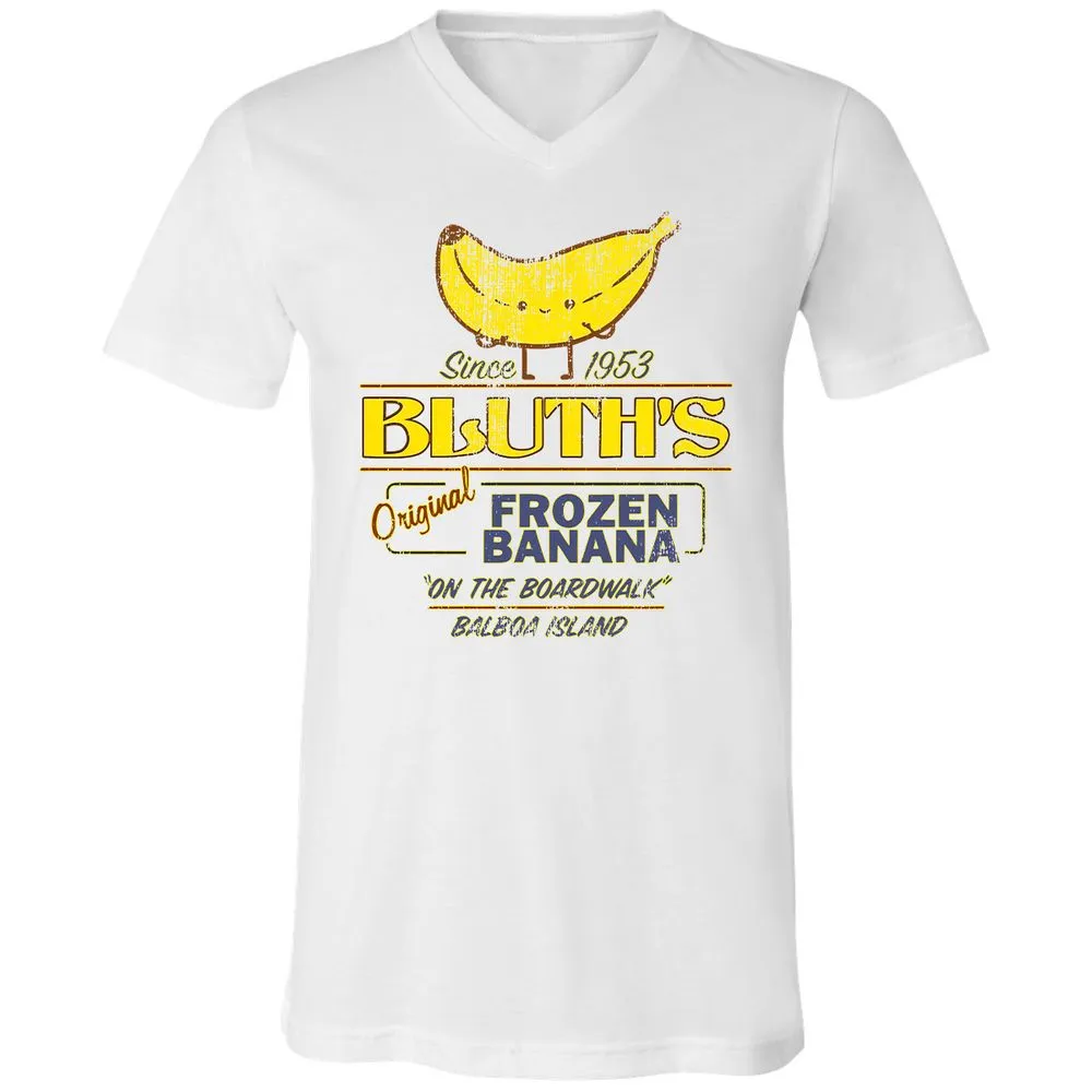 Unisex V-Neck T-Shirt - Q3KVS9Z6 - White - 5