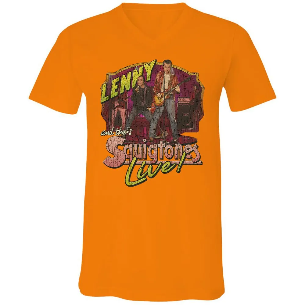 Unisex V-Neck T-Shirt - NHA53SFR - Orange - 11